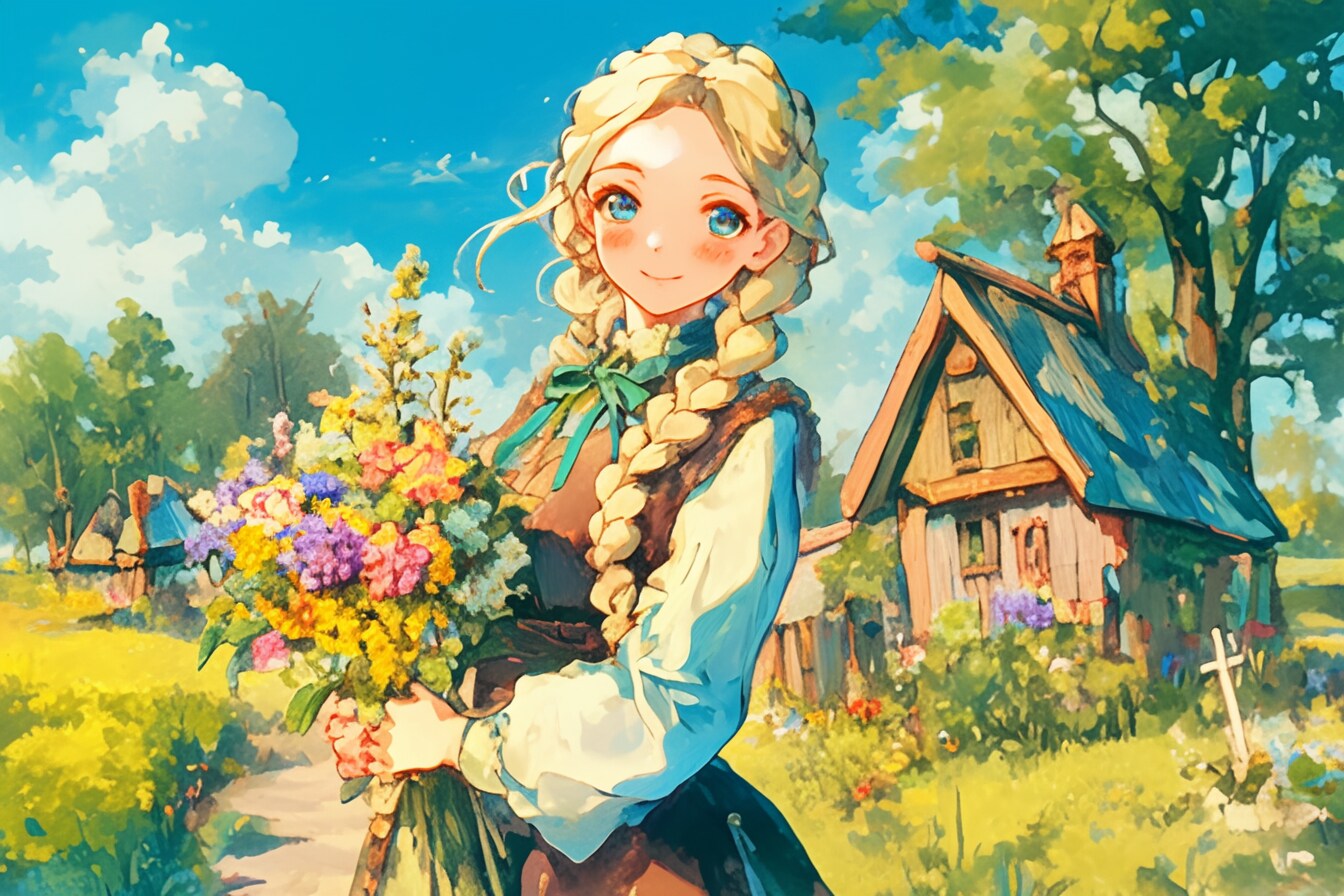 村娘99 | の人気AIイラスト・グラビア