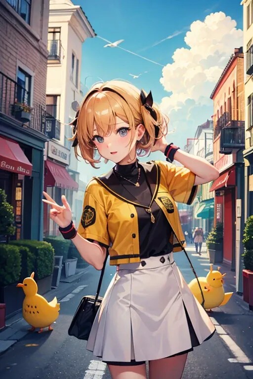 ミニスカの女の子
