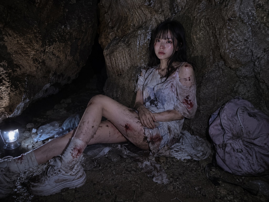 遭難中