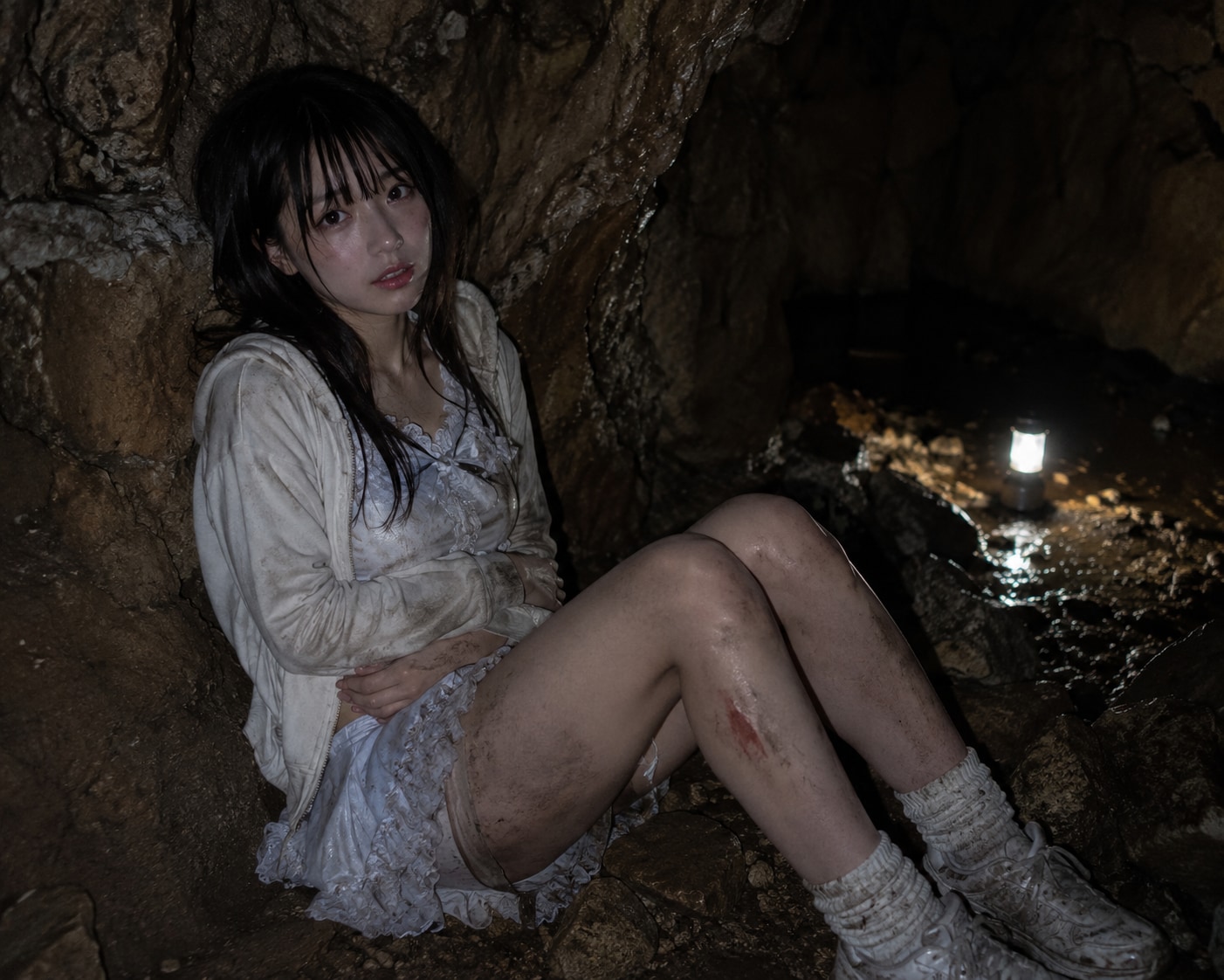 遭難中