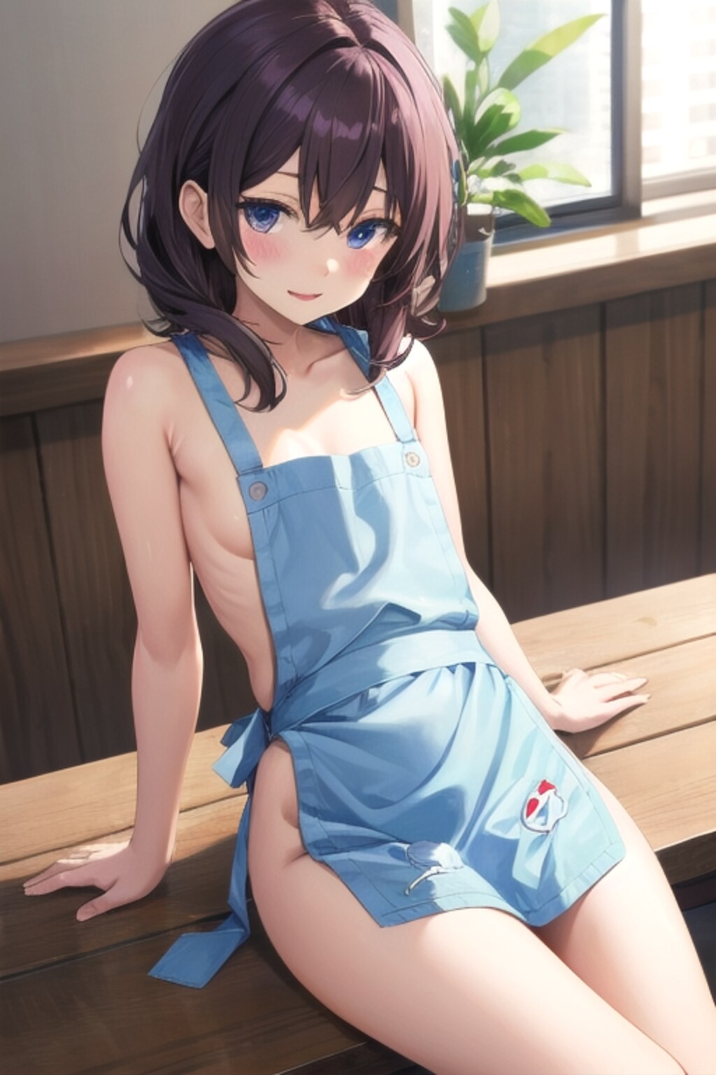 裸エプロンろりっこ