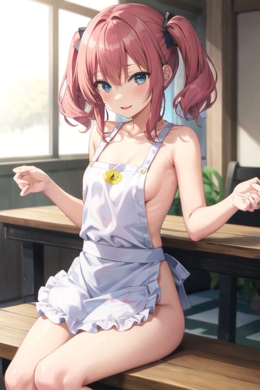 裸エプロンろりっこ