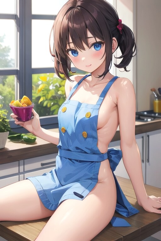 裸エプロンろりっこ