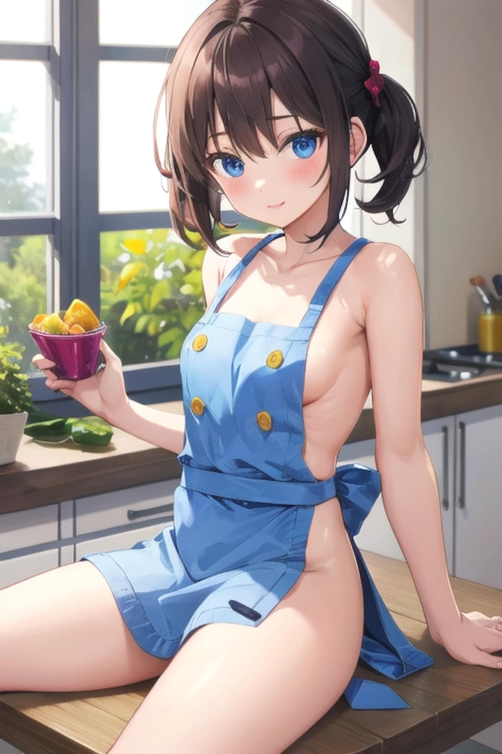 裸エプロンろりっこ