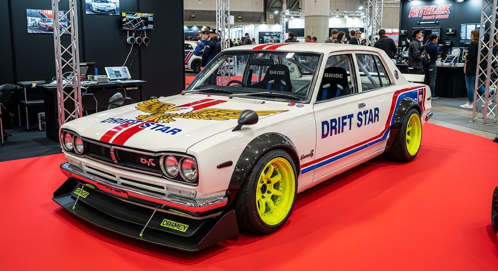 スカイラインセダンのドリ車