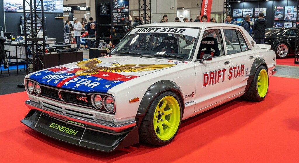 スカイラインセダンのドリ車