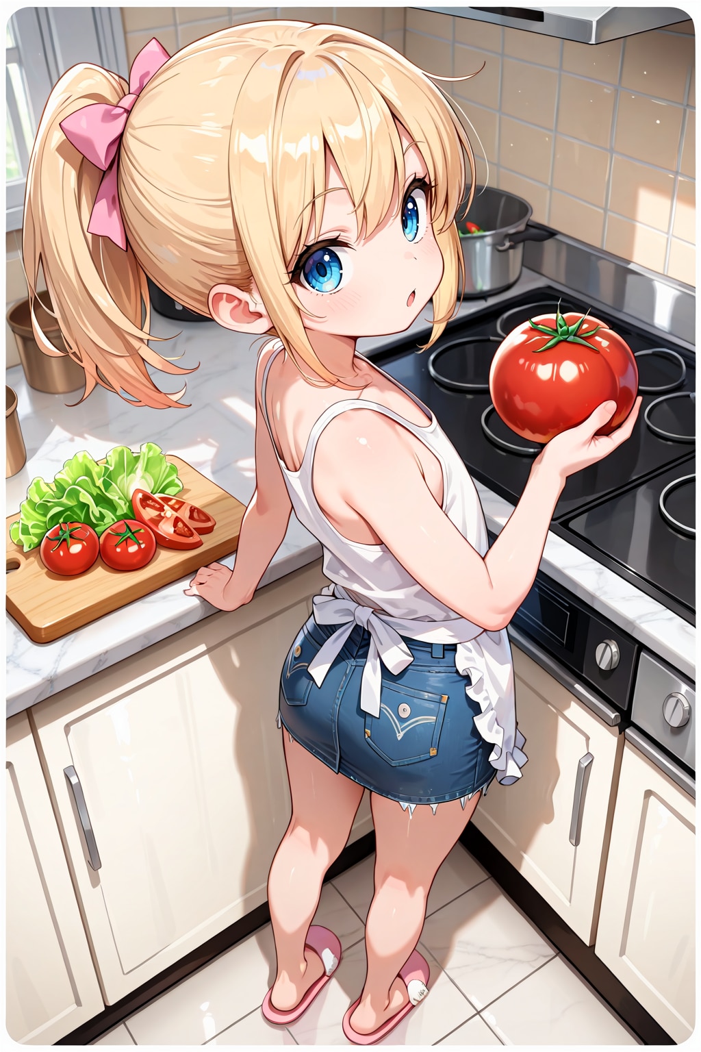 今包丁持ってるから危ないよ？