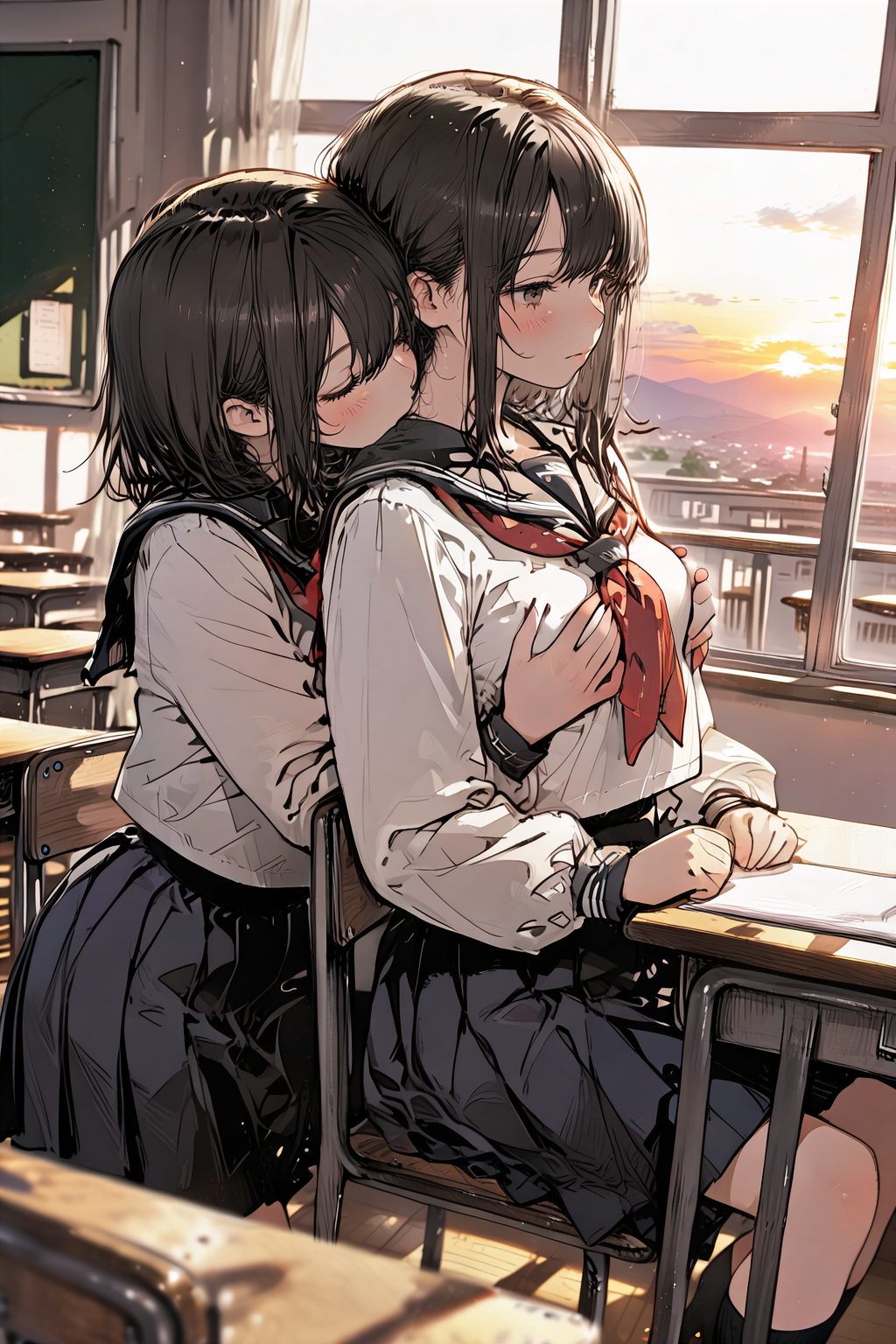 首筋にキス