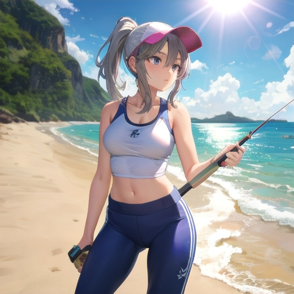 無人島でフィッシング
