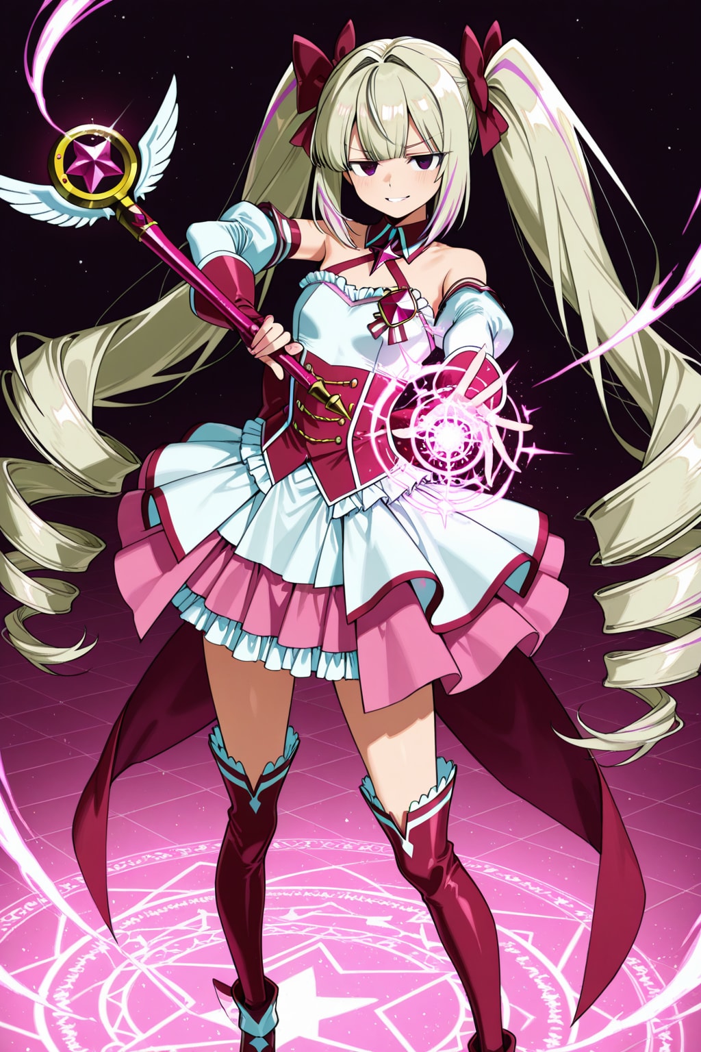 悪役から魔法少女にジョブチェンジした子 | の人気AIイラスト・グラビア