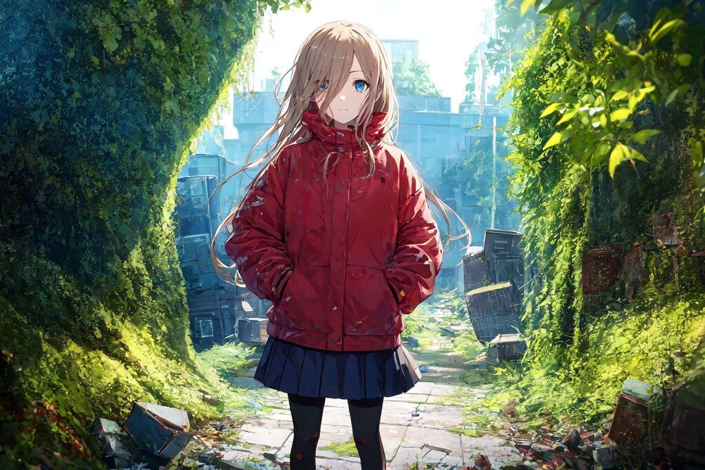苔むす廃墟