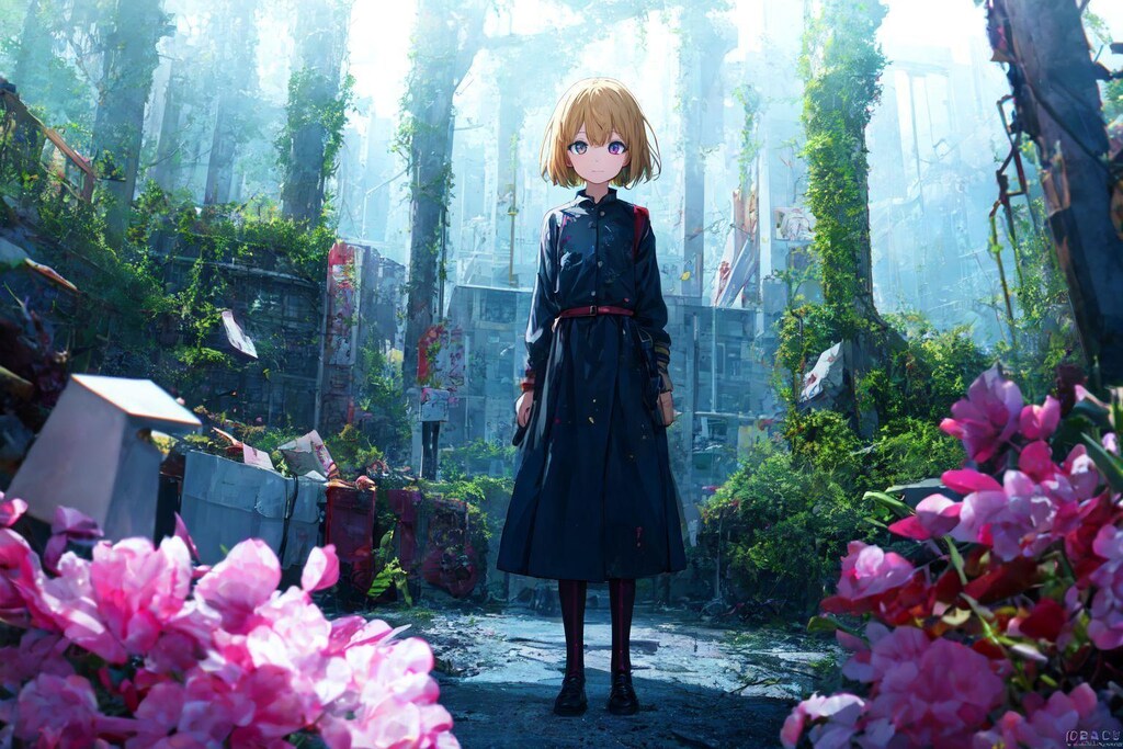 苔むす廃墟