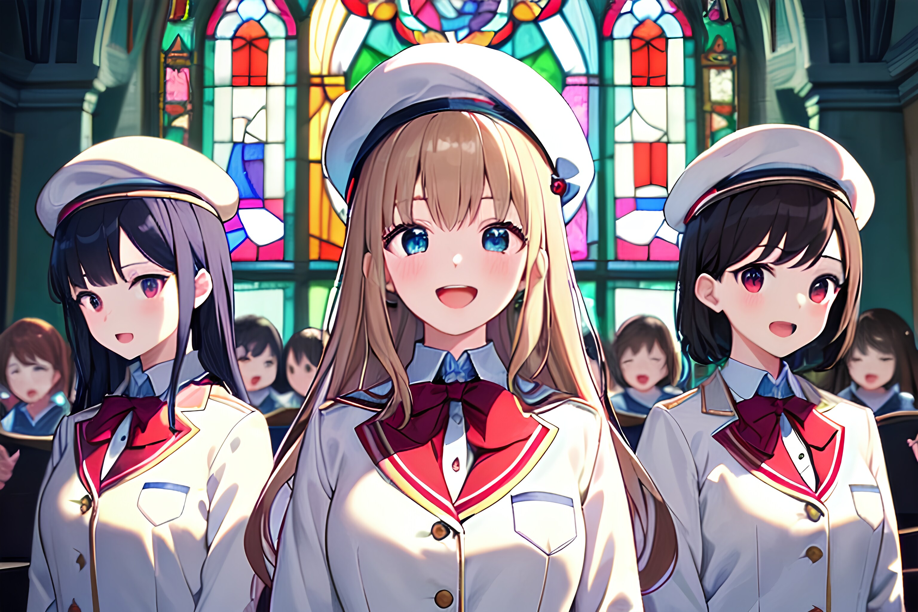 聖夜に響く天使の歌声 | の人気AIイラスト・グラビア