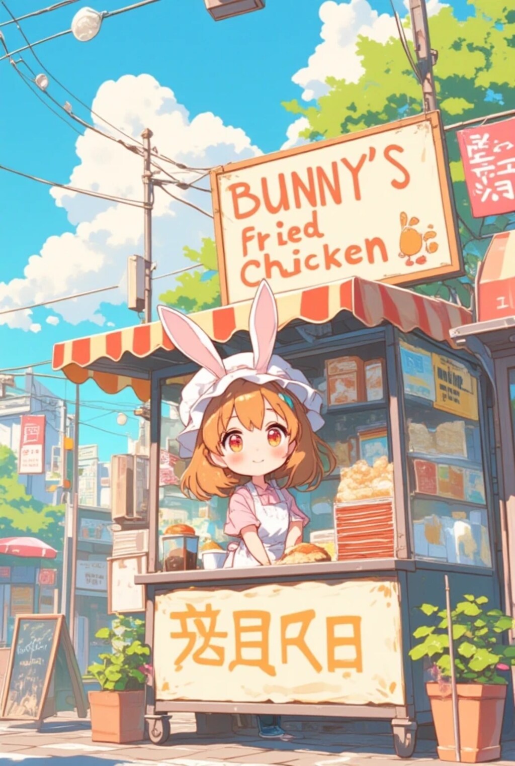 うさ耳唐揚げ屋さん