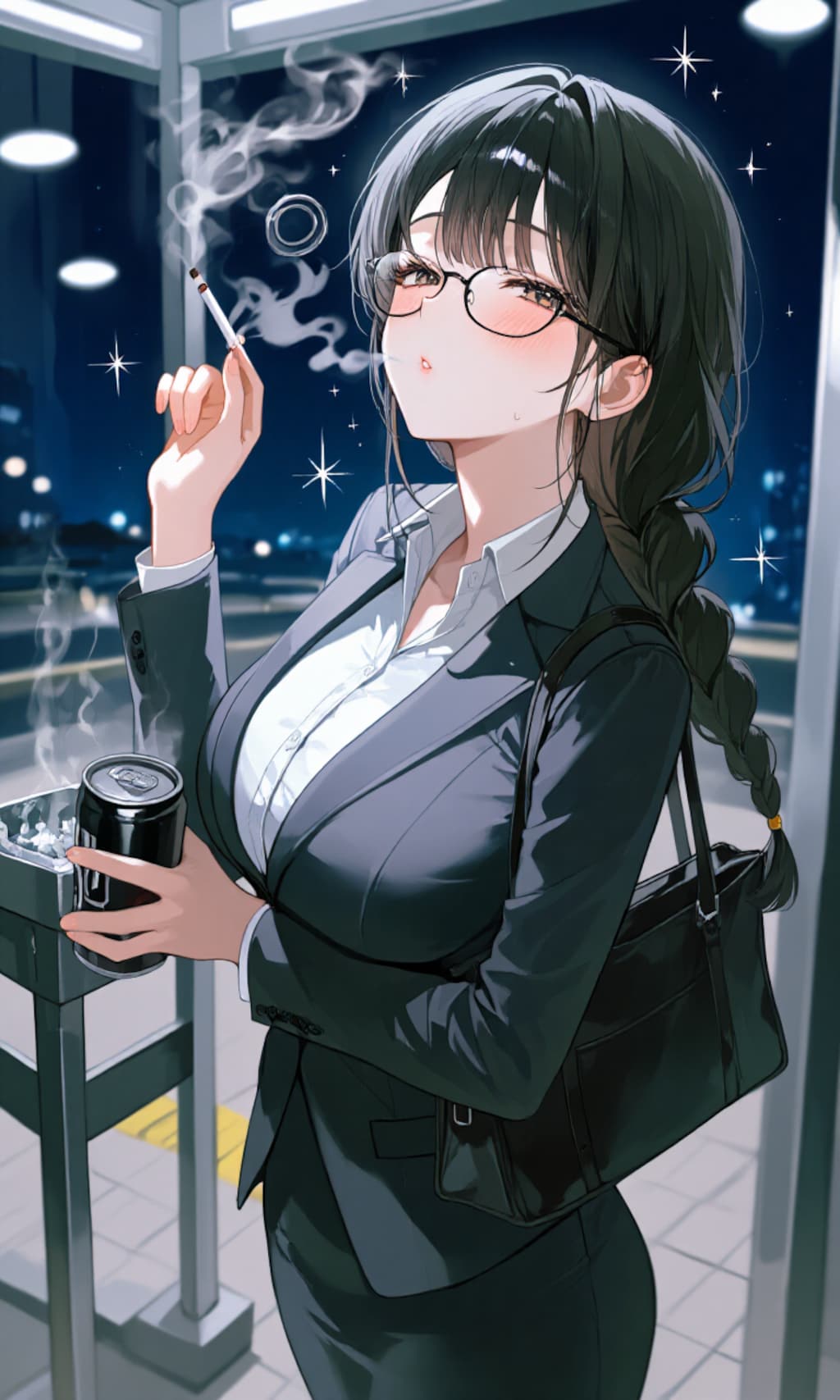 12時間振りの一服