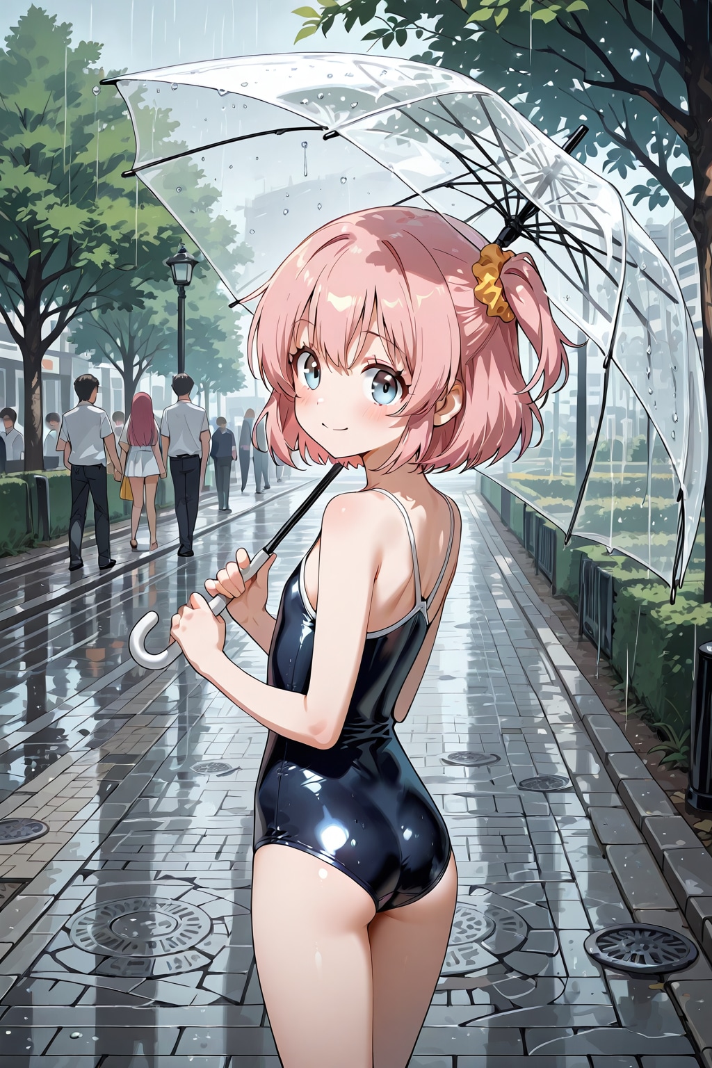 今日、雨降るから