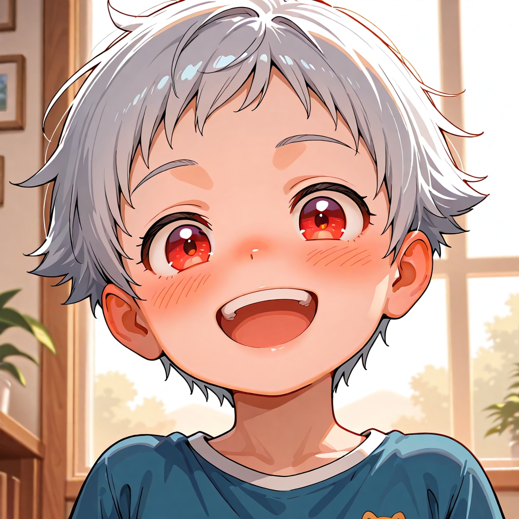 無垢な笑顔