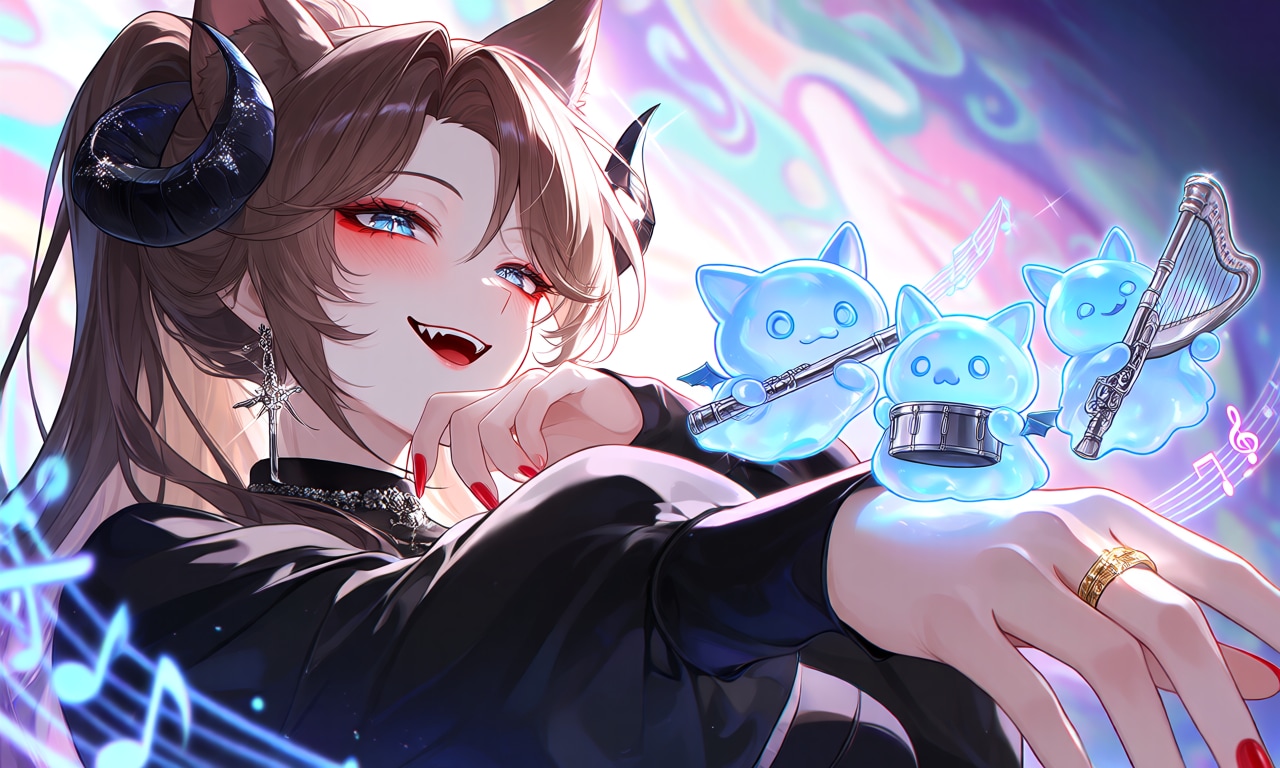 魔性はメロディを乗せて | の人気AIイラスト・グラビア