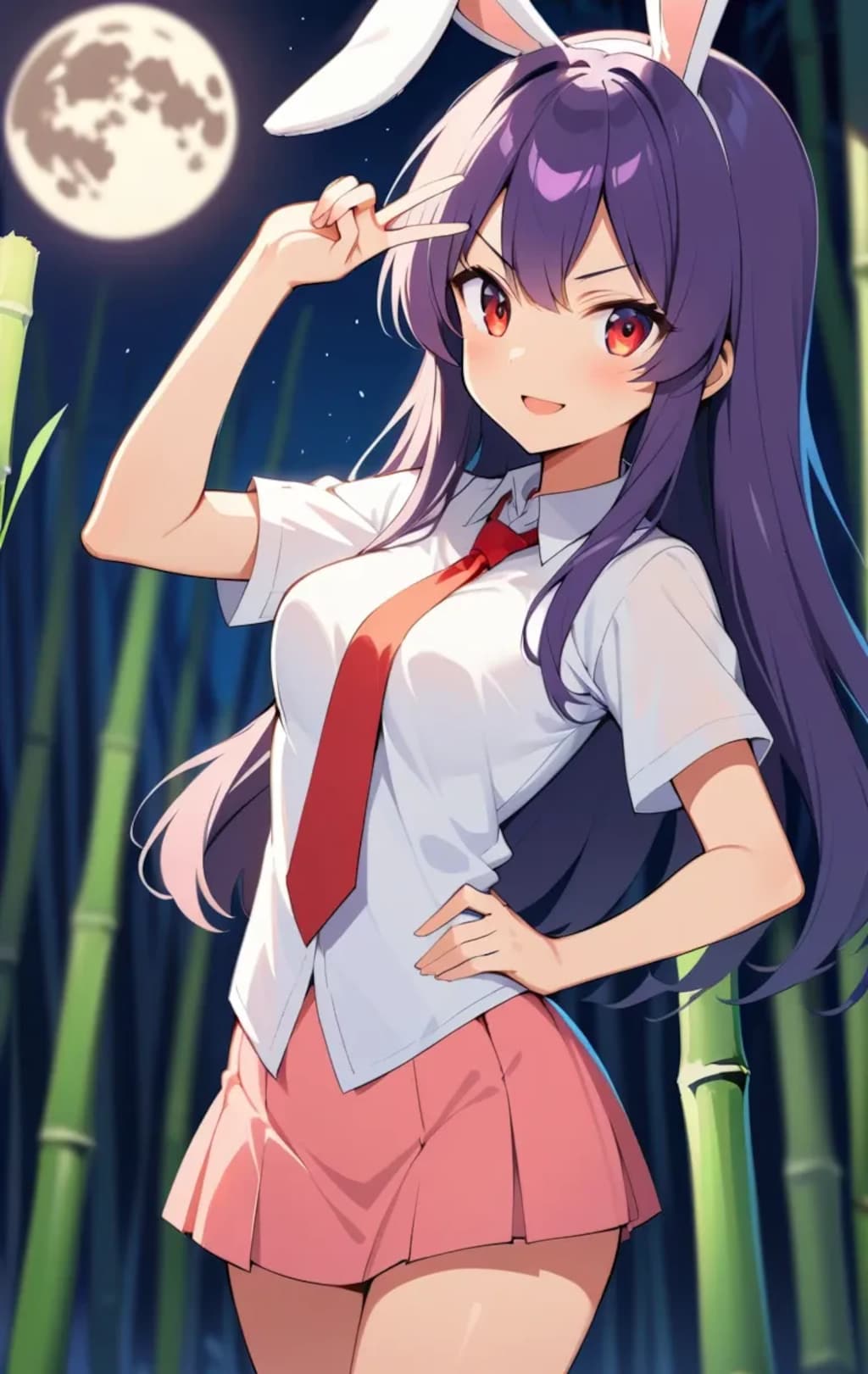 『やはり兎と言えば私でしょう！』byうどんげ。