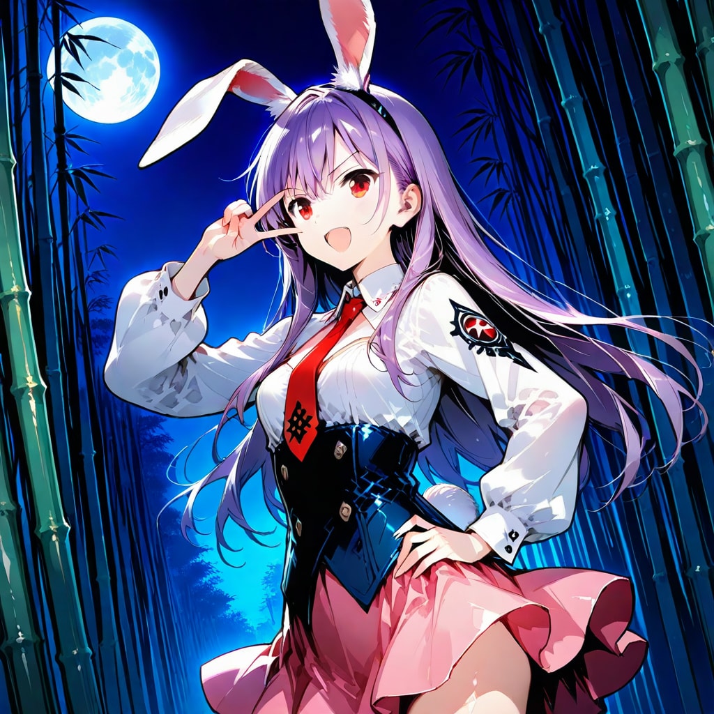 『やはり兎と言えば私でしょう！』byうどんげ。