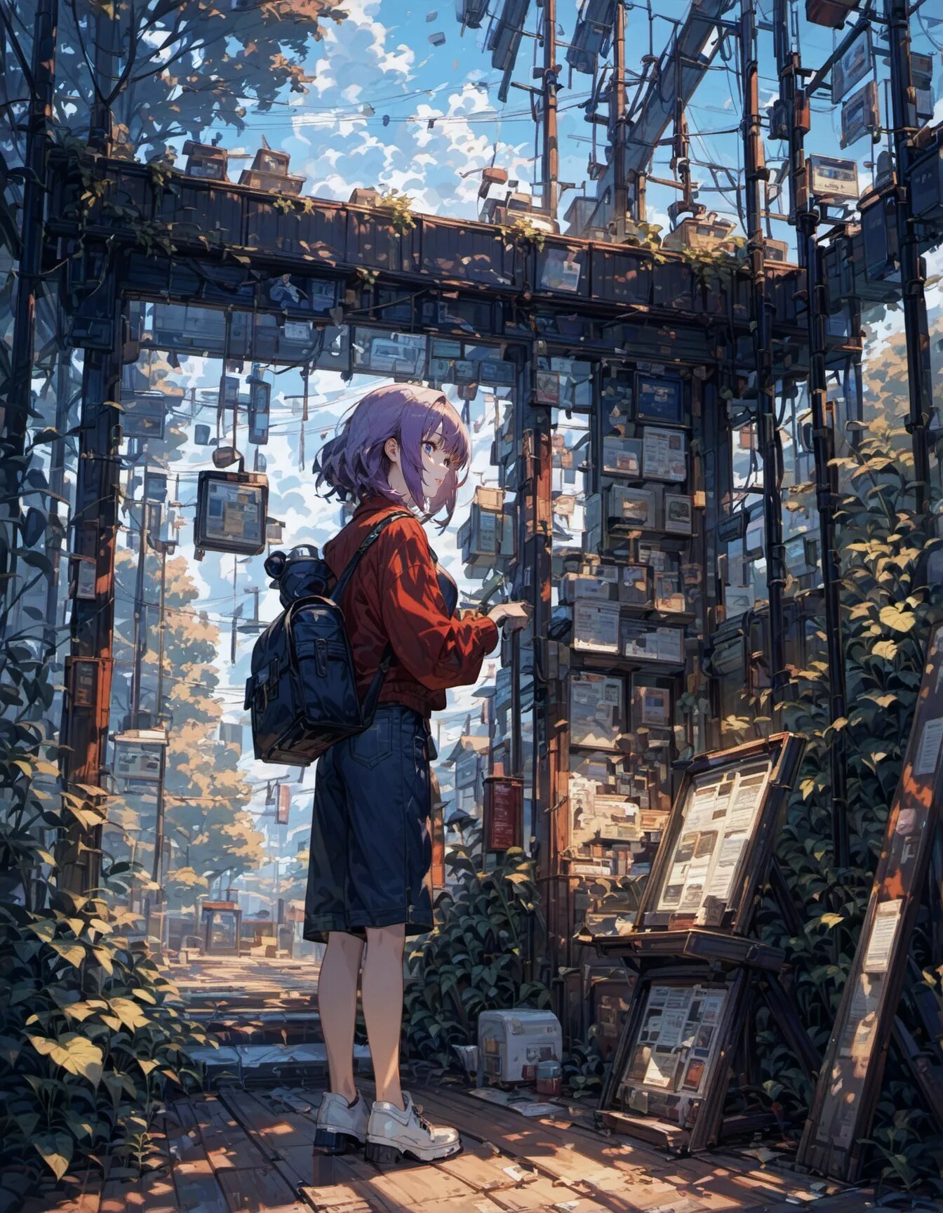 Navigator of the Wired Jungle | の人気AIイラスト・グラビア