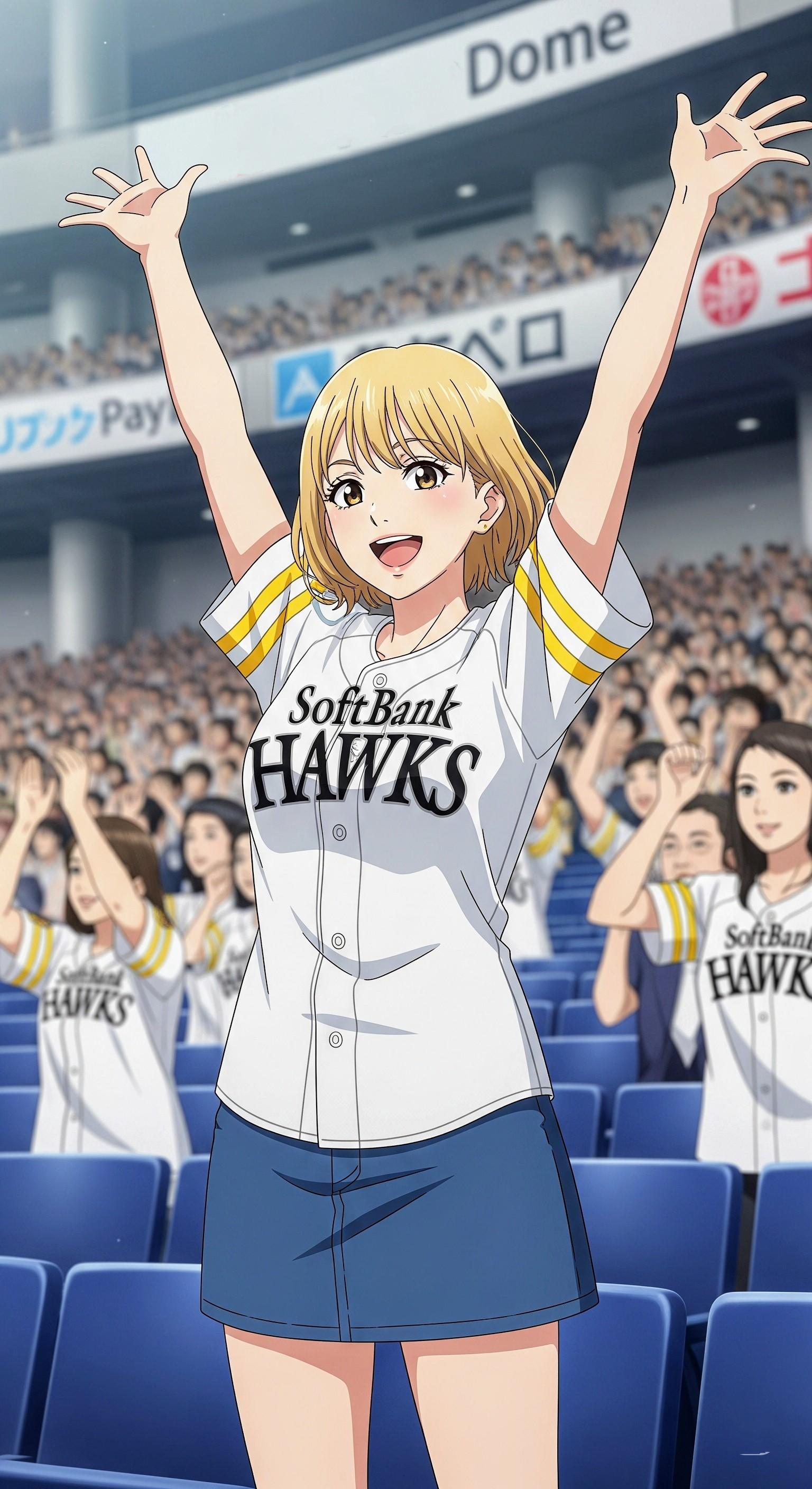 ホークスファンの、お姉やん | の人気AIイラスト・グラビア