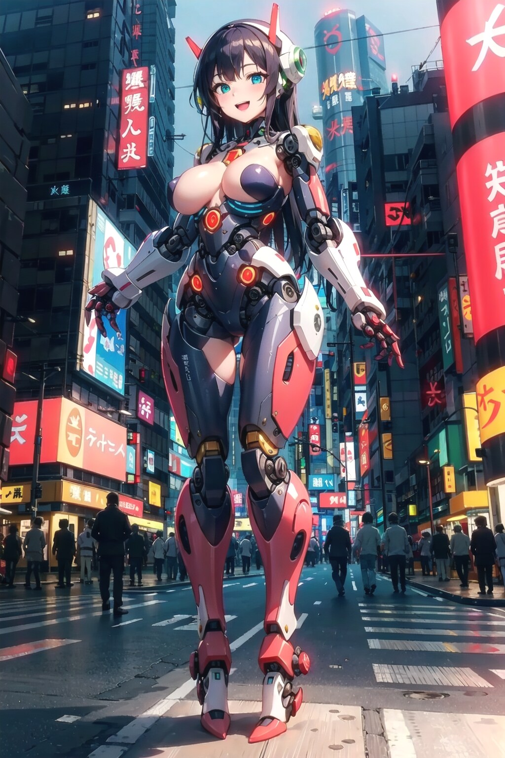 ロボット娘になった人妻さん