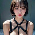おっぱいポロリ93《ボンテージ》 4枚目
