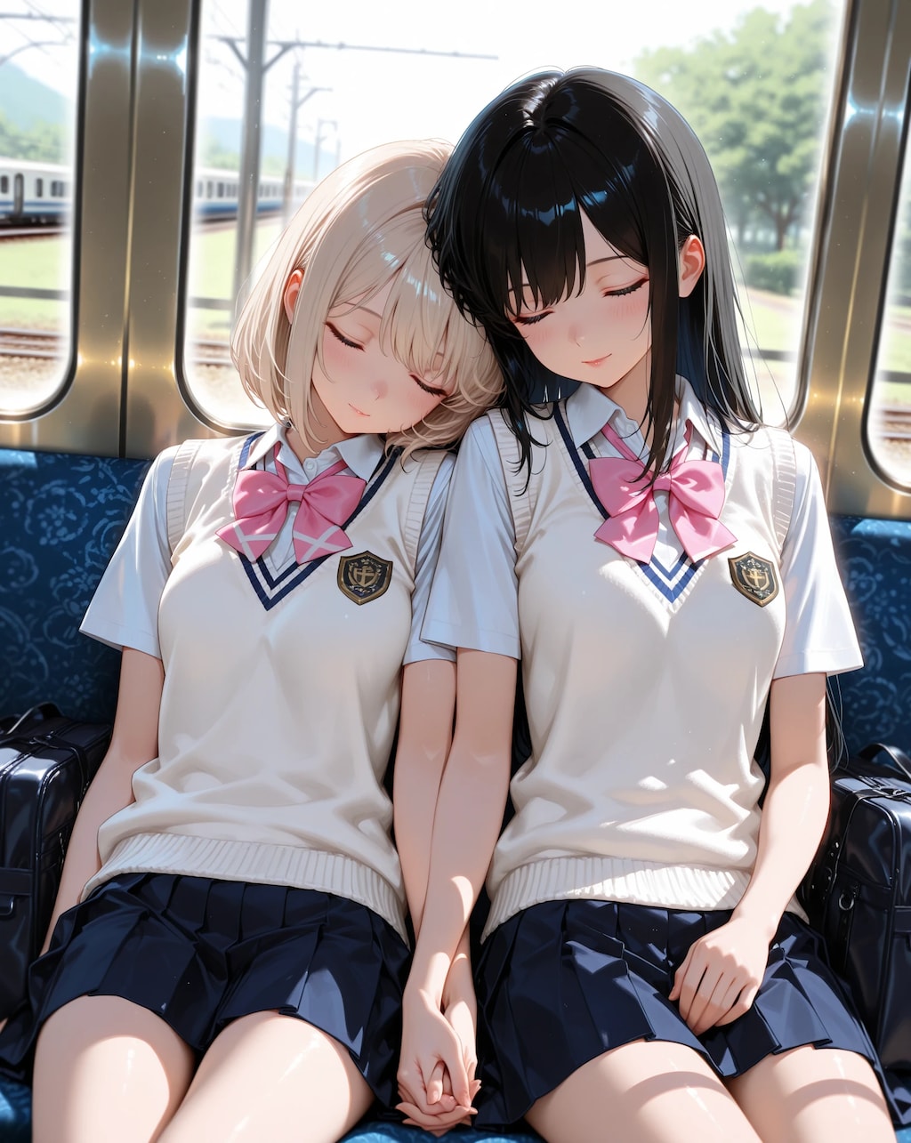 ちなつと黒髪ちゃん