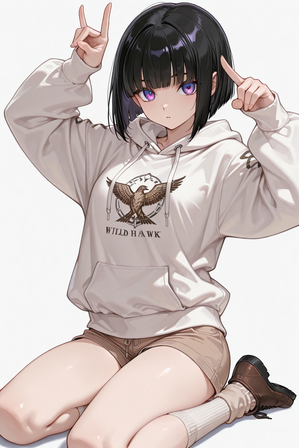 荒ぶる鷹のポーズ！