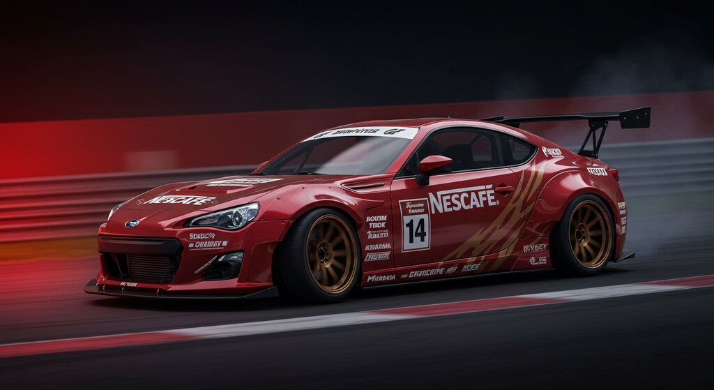 ネスカフェBRZレーシングカー