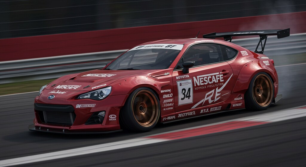 ネスカフェBRZレーシングカー