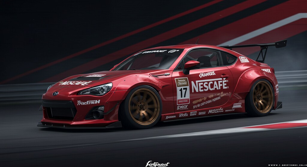 ネスカフェBRZレーシングカー