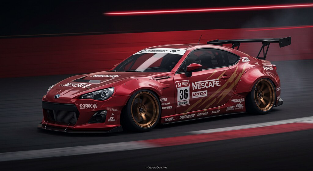ネスカフェBRZレーシングカー