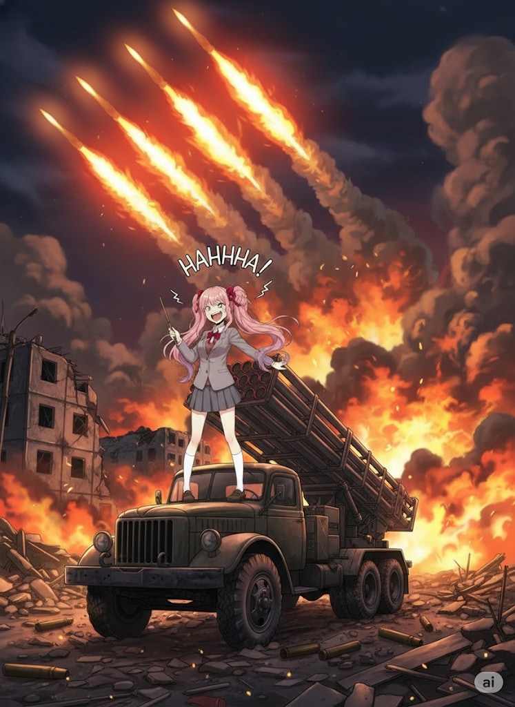 【爆弾娘】スターリンのオルガン（カチューシャ） | の人気AIイラスト・グラビア