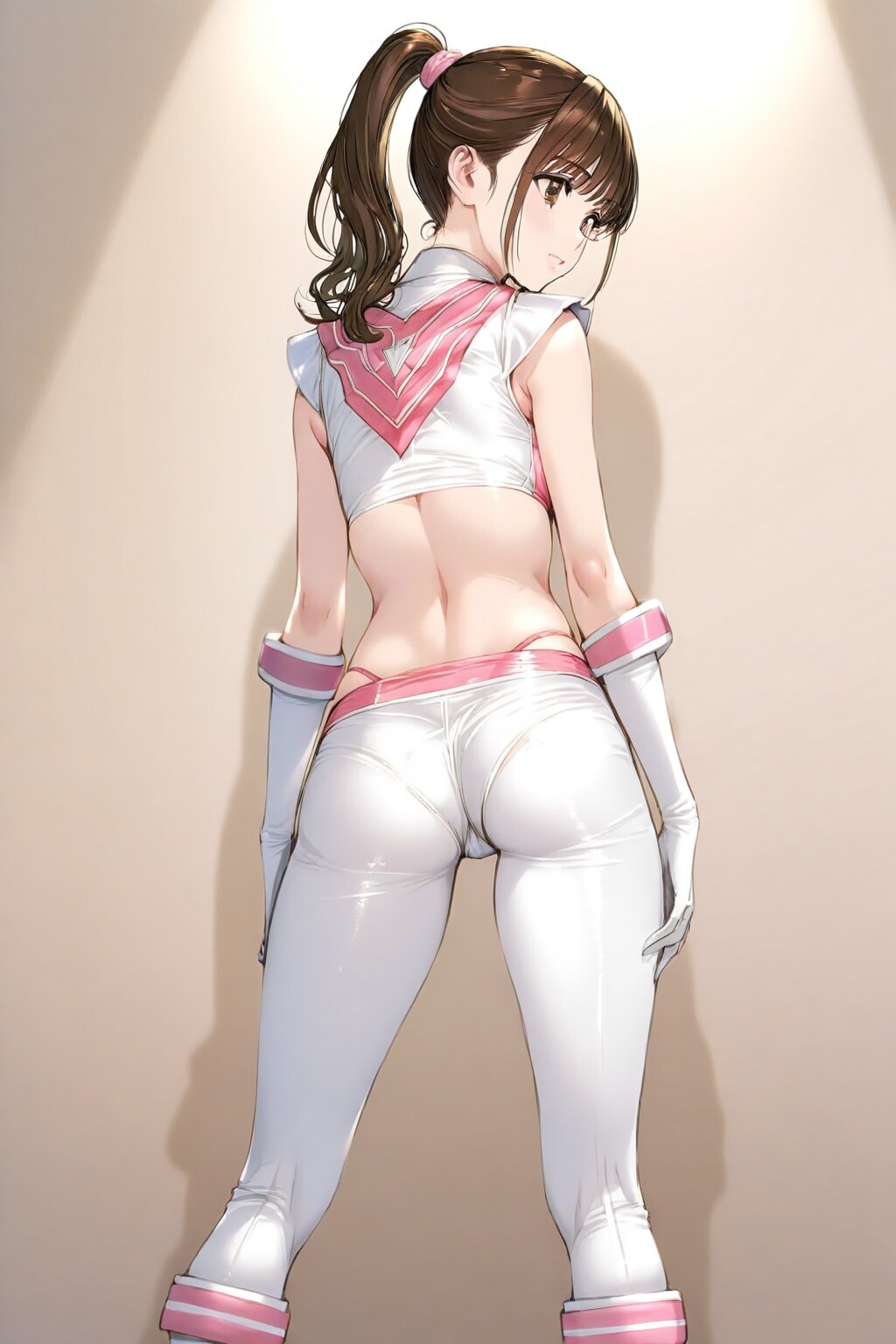 戦隊ヒロインのような女の子