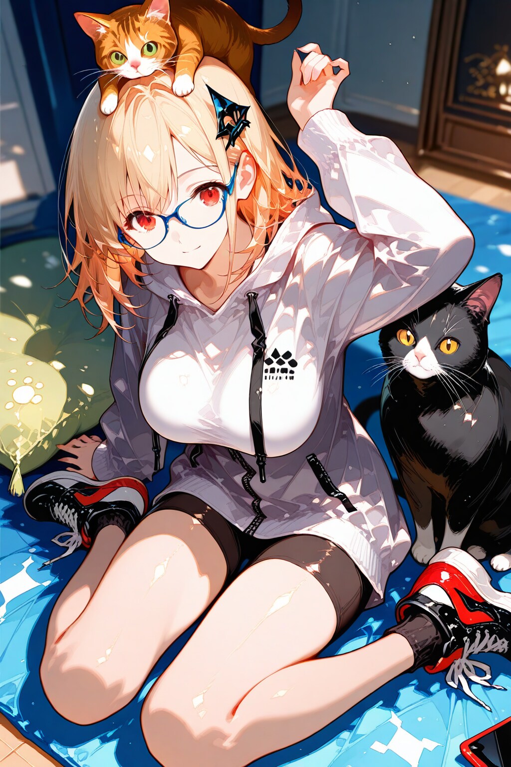 ねこと金髪ちゃん