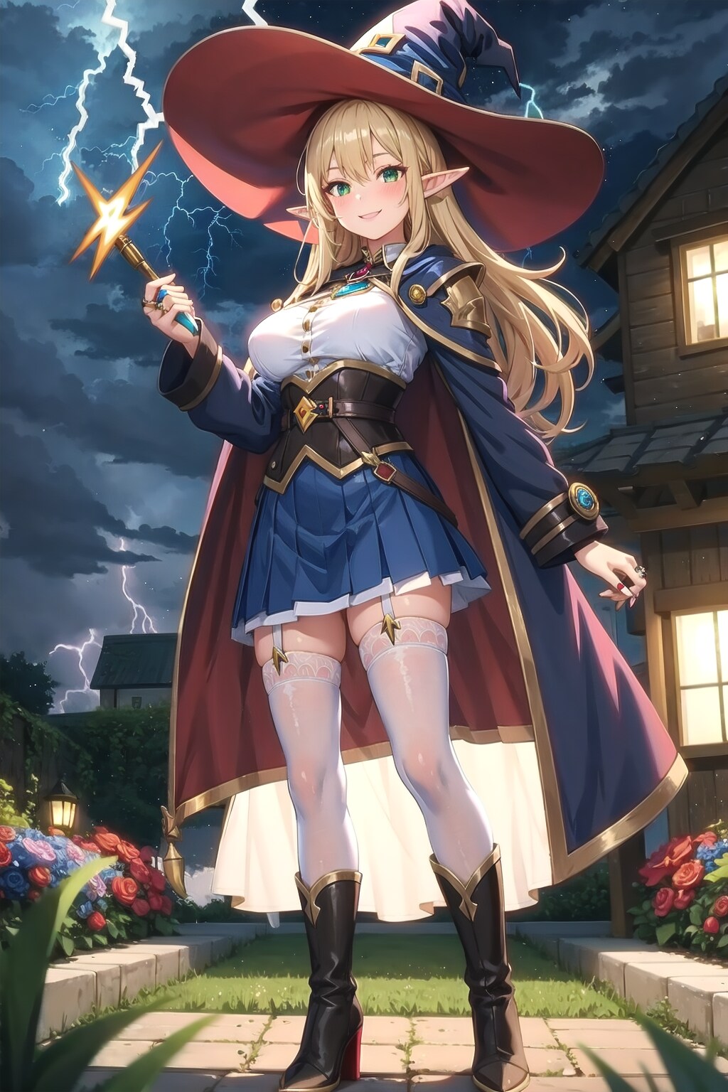 雷魔法も得意です