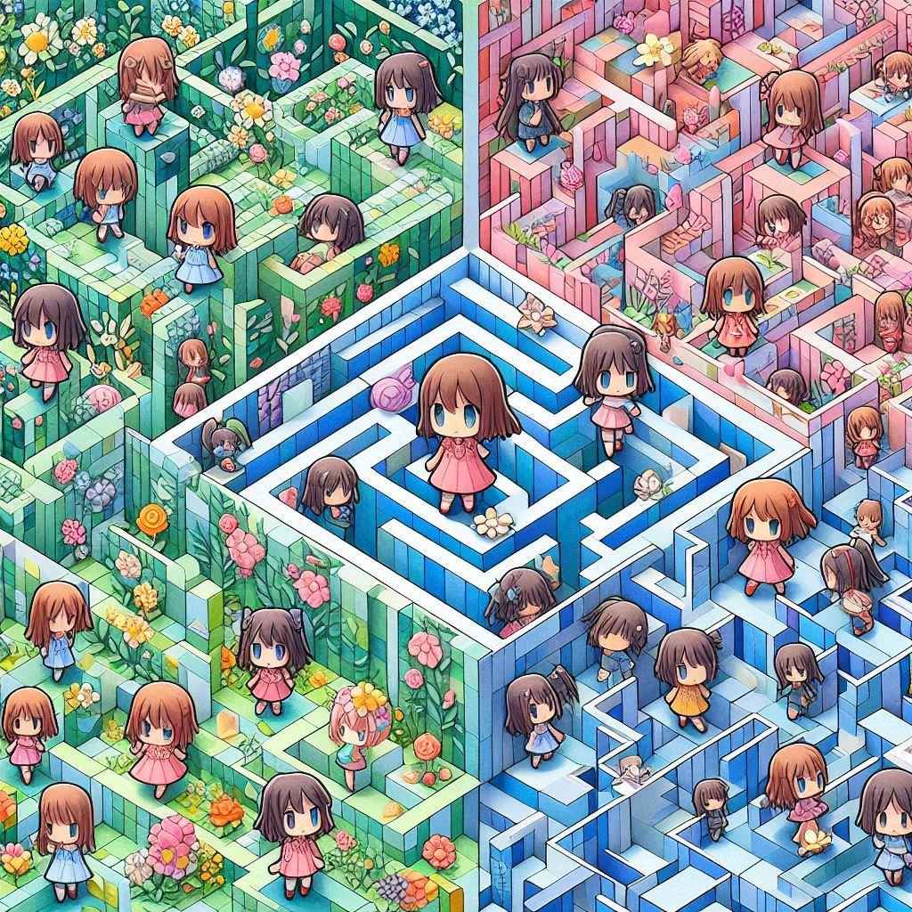 迷路 | の人気AIイラスト・グラビア