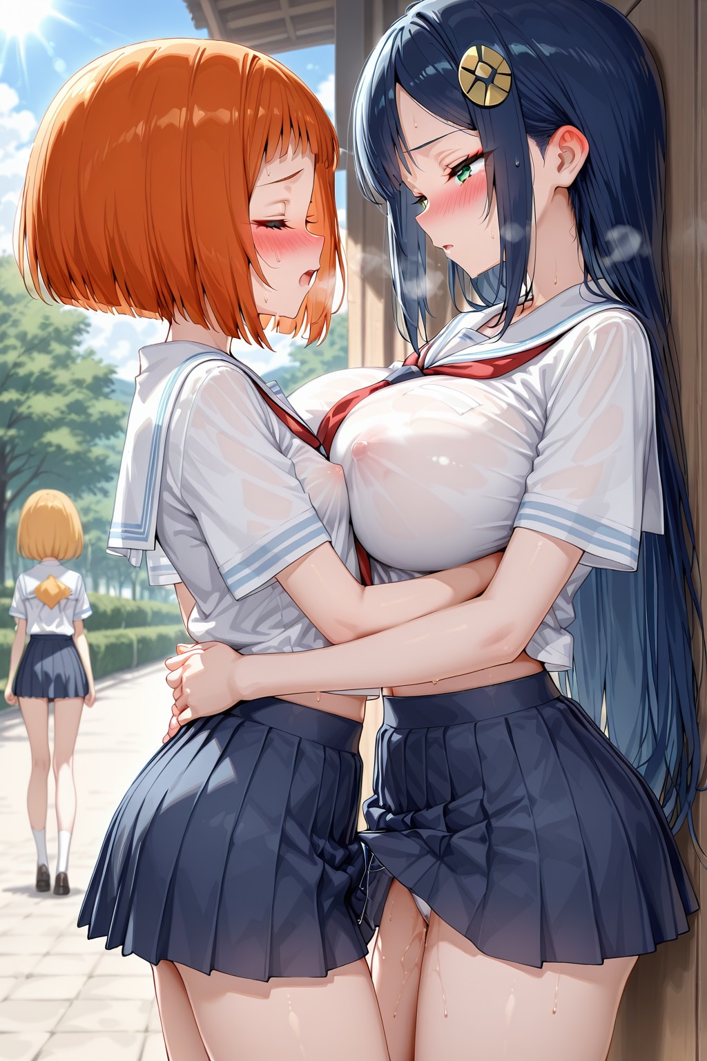 百合セーラー服