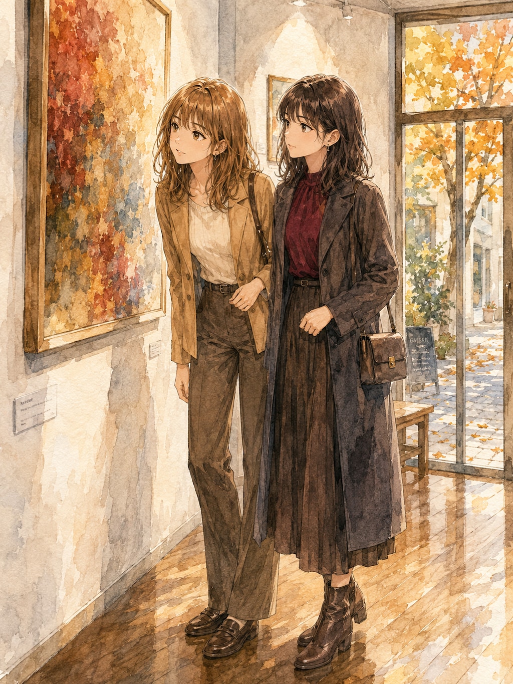 ふたりで見る秋