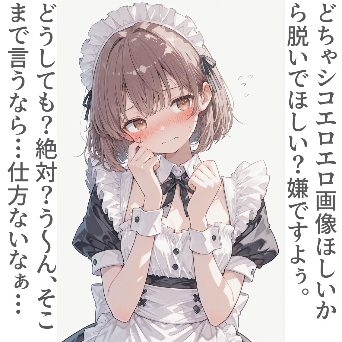 2コマで了承メイドさん