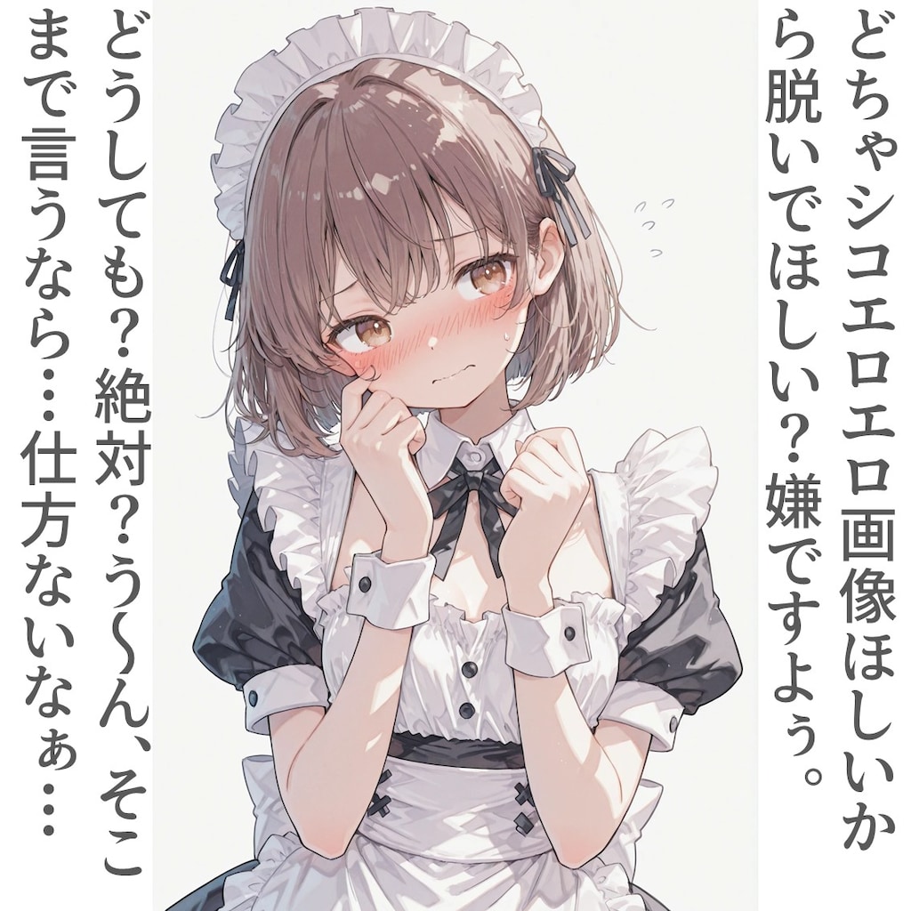 2コマで了承メイドさん