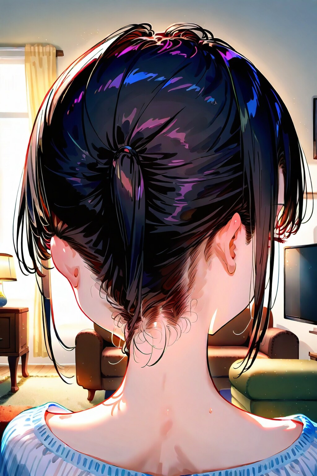 後ろ姿