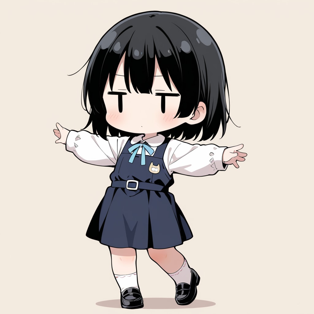 ちょっとお姉さんの服を着てみる