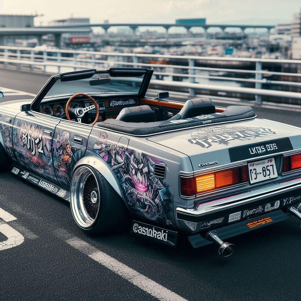 街道レーサーぽい車たち