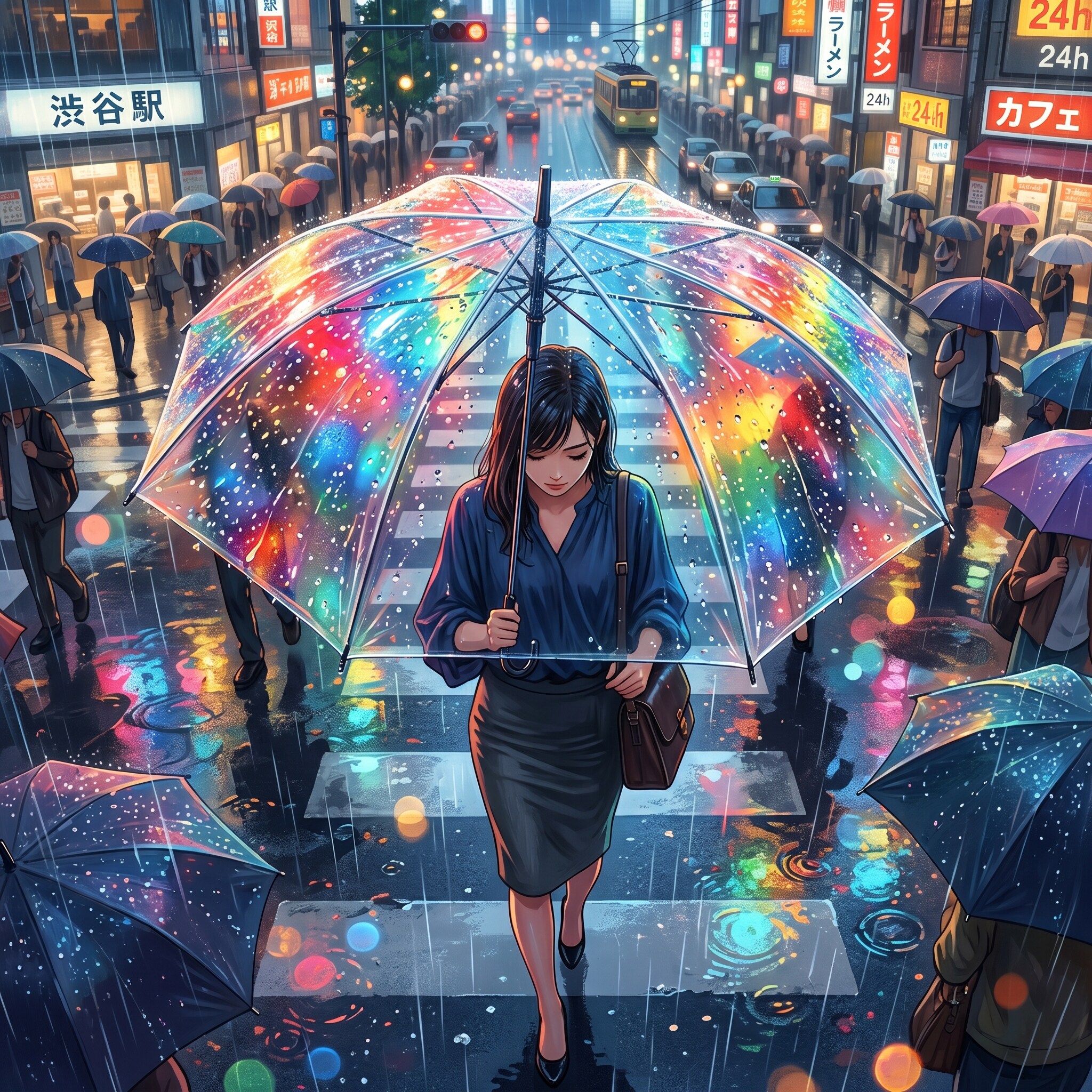 雨の夜