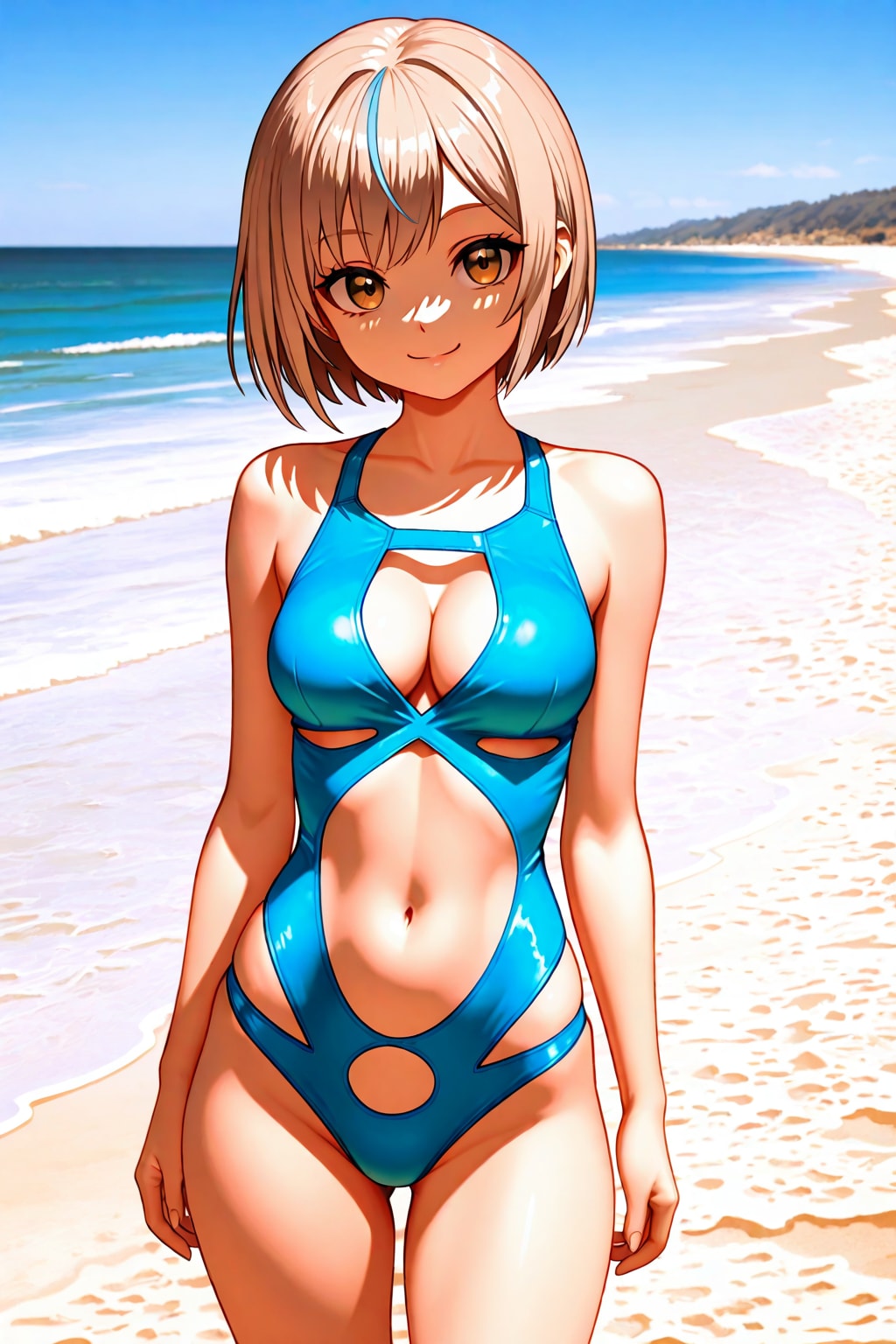 水色がアクセント♪