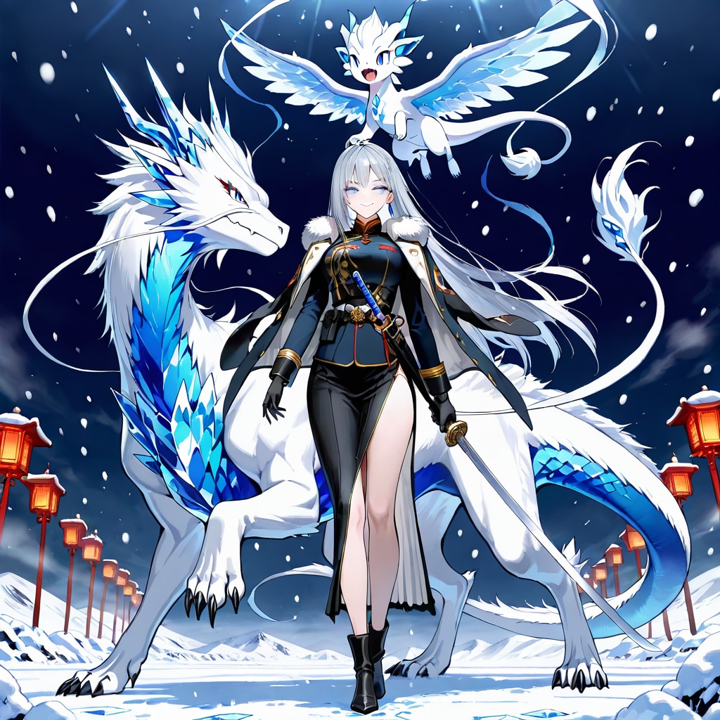 【🐉魔龍の祖父に勇者の祖母】建国48年目のドラゴニア王国　第17王女 レン・フユカ (Ren Fuyuka)