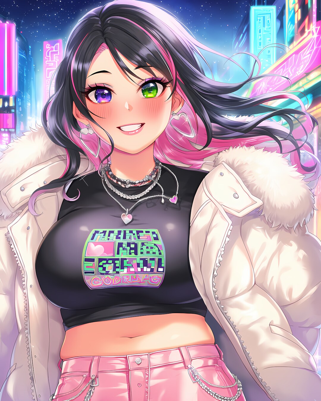 💖白ダウン♡夜街グラフィックリナ💖